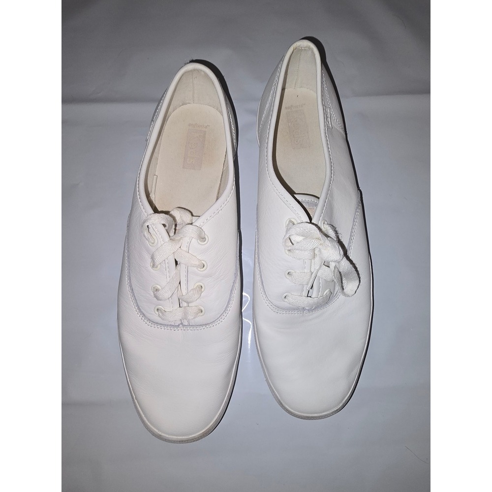 Keds Champion White Leather Low Top Sneakers WH67159 Womens 9.5